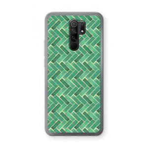 CaseCompany Moroccan tiles 2: Xiaomi Redmi 9 Transparant Hoesje