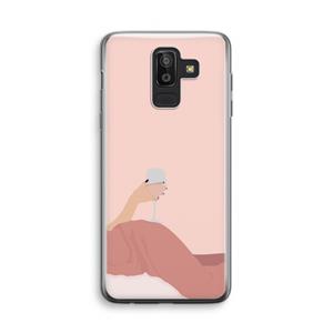 CaseCompany Wine: Samsung Galaxy J8 (2018) Transparant Hoesje