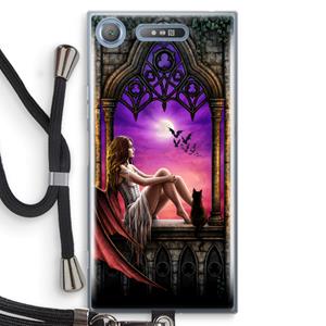CaseCompany Kinderen van de nacht: Sony Xperia XZ1 Transparant Hoesje met koord
