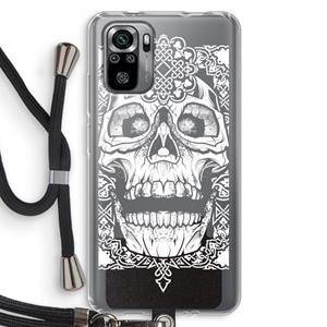 CaseCompany Seek & Destroy: Xiaomi Redmi Note 10S Transparant Hoesje met koord