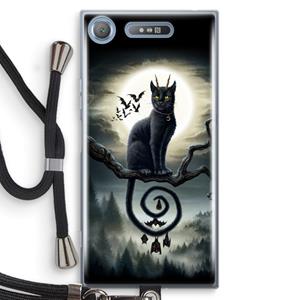 CaseCompany Moonlight Companions: Sony Xperia XZ1 Transparant Hoesje met koord