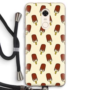 CaseCompany Yummy: Xiaomi Redmi 5 Transparant Hoesje met koord