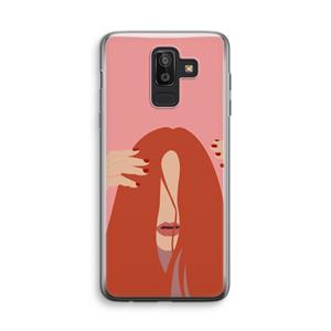 CaseCompany Woke up like this: Samsung Galaxy J8 (2018) Transparant Hoesje