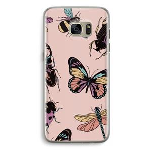 CaseCompany Tiny Bugs: Samsung Galaxy S7 Edge Transparant Hoesje