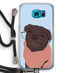 CaseCompany Ludo: Samsung Galaxy S6 Transparant Hoesje met koord