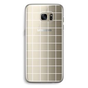 CaseCompany Rooster 2: Samsung Galaxy S7 Edge Transparant Hoesje