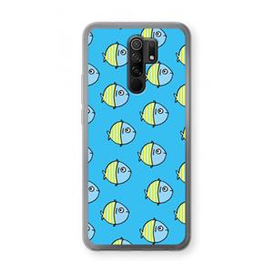 CaseCompany Visjes: Xiaomi Redmi 9 Transparant Hoesje