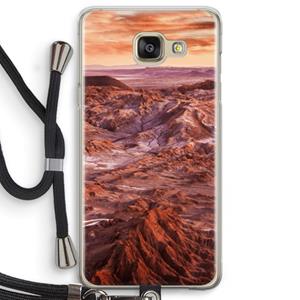 CaseCompany Mars: Samsung Galaxy A5 (2016) Transparant Hoesje met koord
