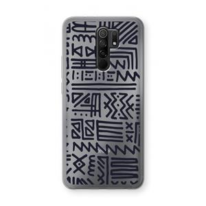 CaseCompany Marrakech print: Xiaomi Redmi 9 Transparant Hoesje