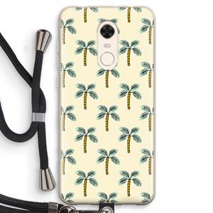CaseCompany Paradise: Xiaomi Redmi 5 Transparant Hoesje met koord