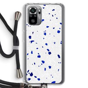 CaseCompany Terrazzo N°5: Xiaomi Redmi Note 10S Transparant Hoesje met koord