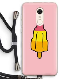 CaseCompany Raketijsje: Xiaomi Redmi 5 Transparant Hoesje met koord