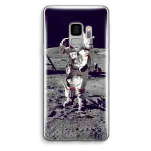 CaseCompany Spaceman: Samsung Galaxy S9 Transparant Hoesje