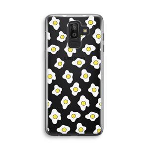 CaseCompany Spiegeleitjes: Samsung Galaxy J8 (2018) Transparant Hoesje