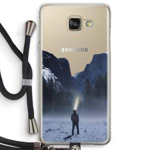 CaseCompany Wanderlust: Samsung Galaxy A5 (2016) Transparant Hoesje met koord