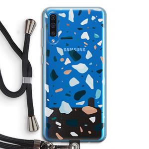 CaseCompany Terrazzo N°13: Samsung Galaxy A50 Transparant Hoesje met koord