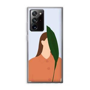 CaseCompany Leaf: Samsung Galaxy Note 20 Ultra / Note 20 Ultra 5G Transparant Hoesje