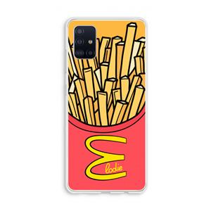CaseCompany McElodie: Galaxy A51 4G Transparant Hoesje