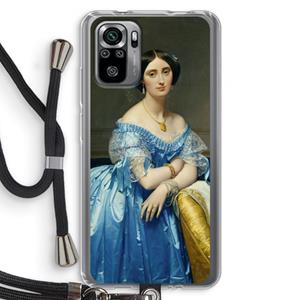 CaseCompany Eleonore: Xiaomi Redmi Note 10S Transparant Hoesje met koord