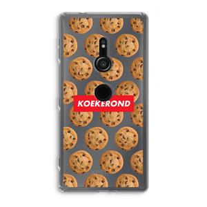 CaseCompany Koekerond: Sony Xperia XZ2 Transparant Hoesje