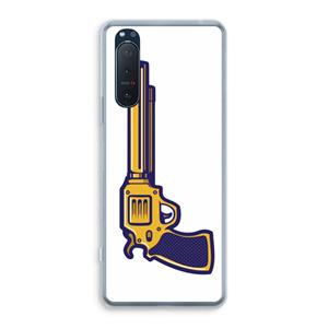 CaseCompany Pew Pew Pew: Sony Xperia 5 II Transparant Hoesje