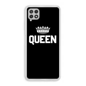 CaseCompany Queen zwart: Samsung Galaxy A22 4G Transparant Hoesje