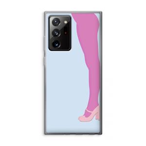 CaseCompany Pink panty: Samsung Galaxy Note 20 Ultra / Note 20 Ultra 5G Transparant Hoesje