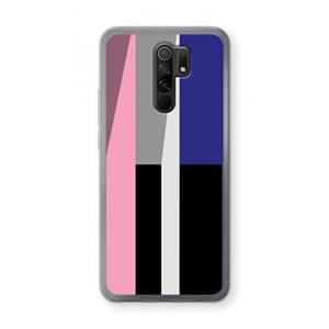 CaseCompany Gestalte 4: Xiaomi Redmi 9 Transparant Hoesje