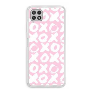CaseCompany XOXO: Samsung Galaxy A22 4G Transparant Hoesje