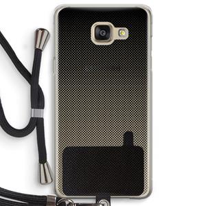 CaseCompany Musketon Halftone: Samsung Galaxy A5 (2016) Transparant Hoesje met koord