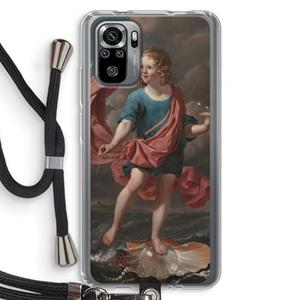 CaseCompany Soap Bubbles: Xiaomi Redmi Note 10S Transparant Hoesje met koord
