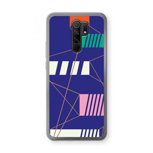 CaseCompany Gestalte 5: Xiaomi Redmi 9 Transparant Hoesje