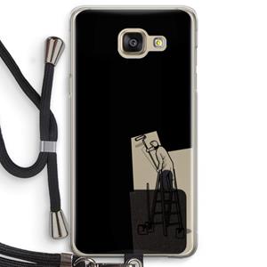 CaseCompany Musketon Painter: Samsung Galaxy A5 (2016) Transparant Hoesje met koord