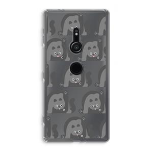 CaseCompany Cats: Sony Xperia XZ2 Transparant Hoesje