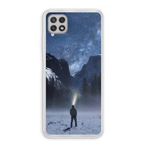 CaseCompany Wanderlust: Samsung Galaxy A22 4G Transparant Hoesje