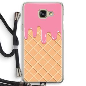 CaseCompany Ice cream: Samsung Galaxy A5 (2016) Transparant Hoesje met koord