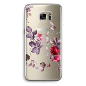CaseCompany Mooie bloemen: Samsung Galaxy S7 Edge Transparant Hoesje