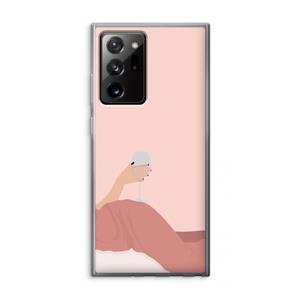 CaseCompany Wine: Samsung Galaxy Note 20 Ultra / Note 20 Ultra 5G Transparant Hoesje