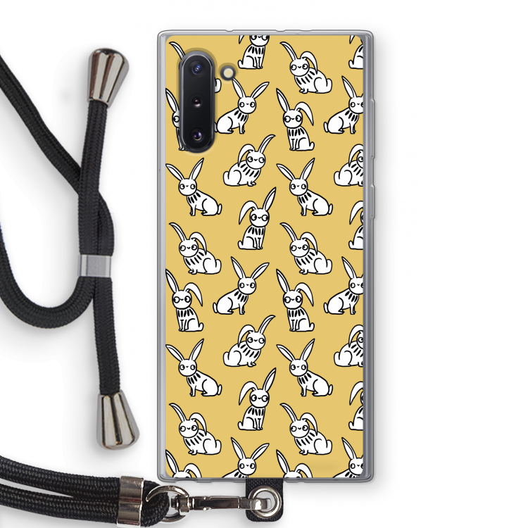 CaseCompany Haas: Samsung Galaxy Note 10 Transparant Hoesje met koord