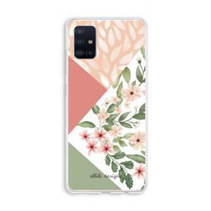 CaseCompany Sweet heaven geometrics: Galaxy A51 4G Transparant Hoesje