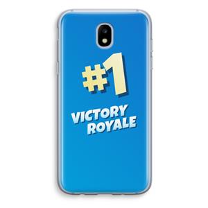 CaseCompany Victory Royale: Samsung Galaxy J5 (2017) Transparant Hoesje
