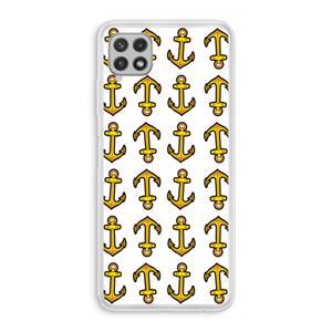 CaseCompany Musketon Anchor: Samsung Galaxy A22 4G Transparant Hoesje