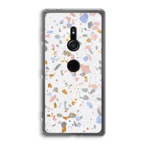 CaseCompany Terrazzo N°8: Sony Xperia XZ2 Transparant Hoesje