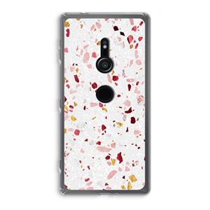 CaseCompany Terrazzo N°9: Sony Xperia XZ2 Transparant Hoesje