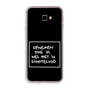 CaseCompany Schotelvod: Samsung Galaxy J4 Plus Transparant Hoesje