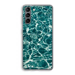 CaseCompany Weerkaatsing water: Samsung Galaxy S21 Transparant Hoesje