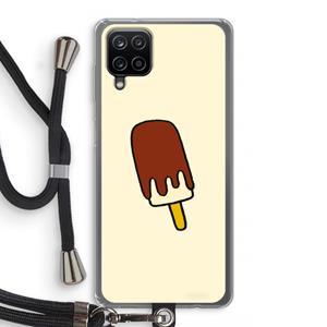 CaseCompany Frisco: Samsung Galaxy A12 Transparant Hoesje met koord
