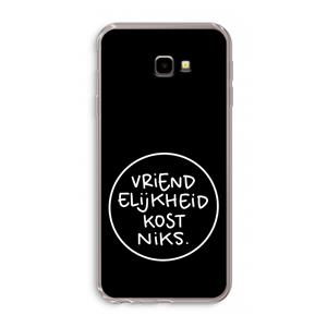 CaseCompany Vriendelijkheid: Samsung Galaxy J4 Plus Transparant Hoesje