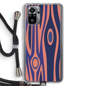 CaseCompany Bast A: Xiaomi Redmi Note 10S Transparant Hoesje met koord