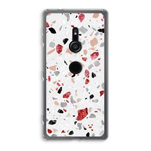 CaseCompany Terrazzo N°12: Sony Xperia XZ2 Transparant Hoesje